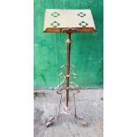 Ornate Brass and Steel Victorian Lectern