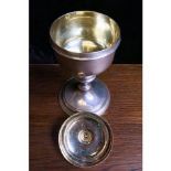 Solid Silver Ciborium Hallmarked London 1949