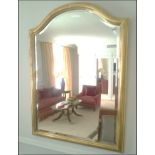 A Venetian shaped gilt framed wall mirror Room201Lift out charge 5