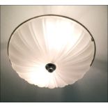 An opaque shade flush ceiling light Room108Lift out charge 10