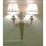 3 x twin arm wall sconce Georgian style Room107Lift out charge 10