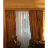 A pair of luxurious lined drape curtains (excludes pelmet)Room603Lift out charge 15