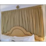 A cream panel drape Room608Lift out charge 5