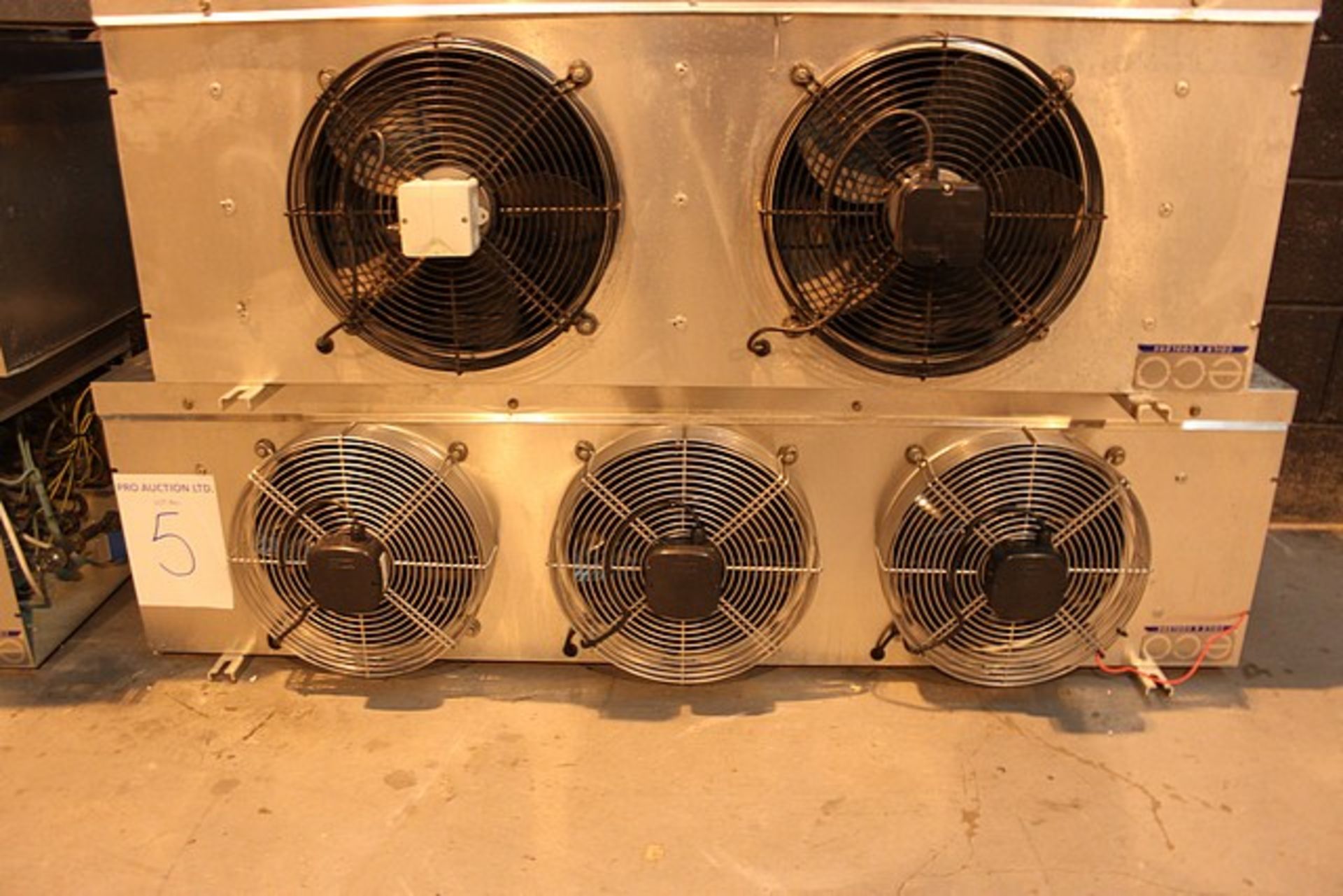 Eco Coil & Coolers CTE125L8ED three fan refrigeration evaporator 7.1kW capacity air flow 4900 m³/h