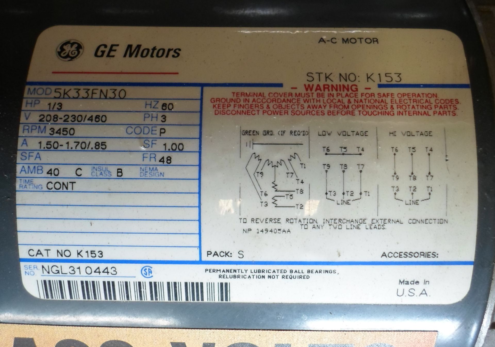 FAN DAYTON 16" BIAMETER BELT DRIVE TUBEAXIAL - Image 2 of 4