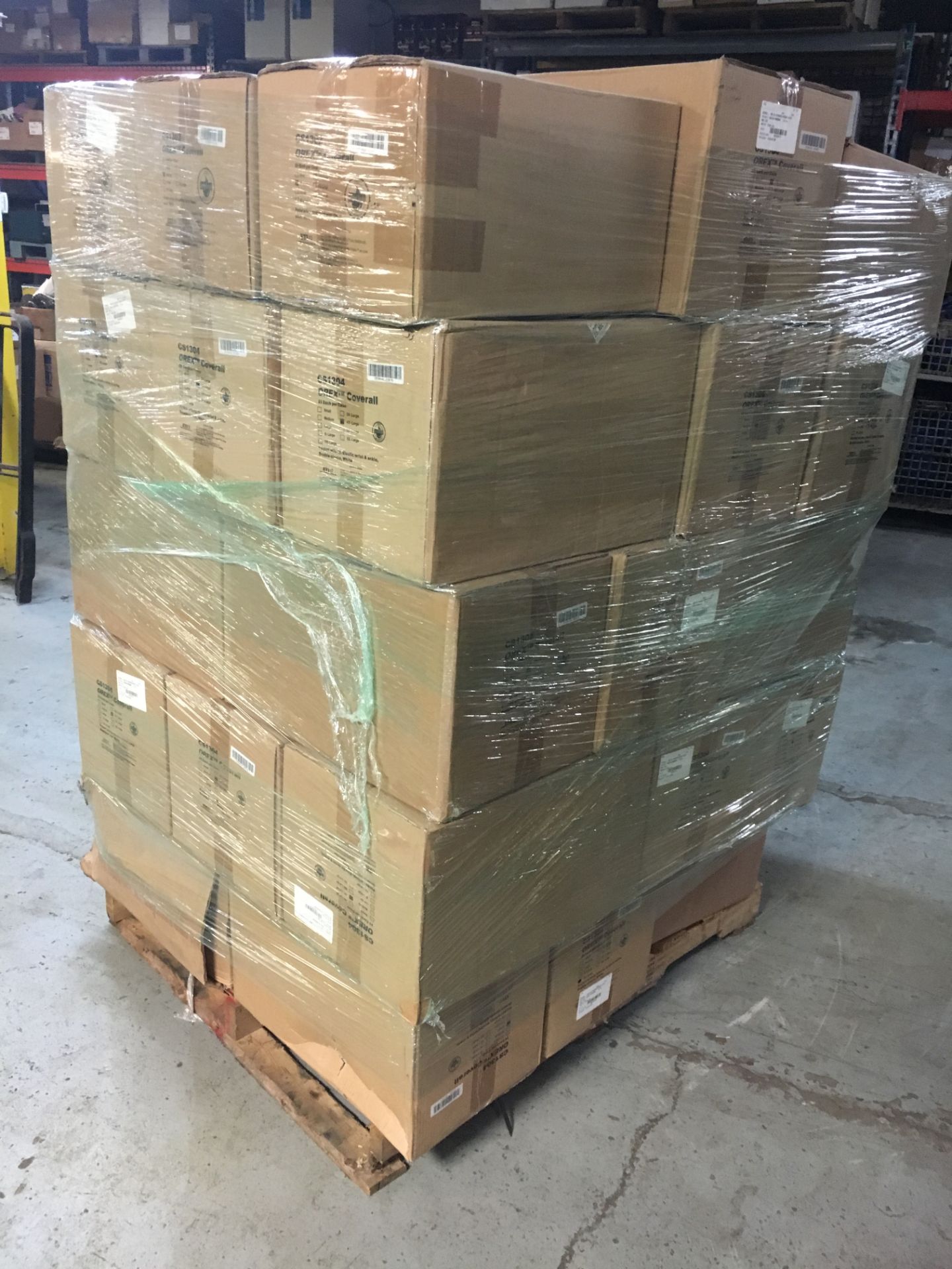 PALLET OF OREX ADVANCED PROTECTIVE CLOTHING