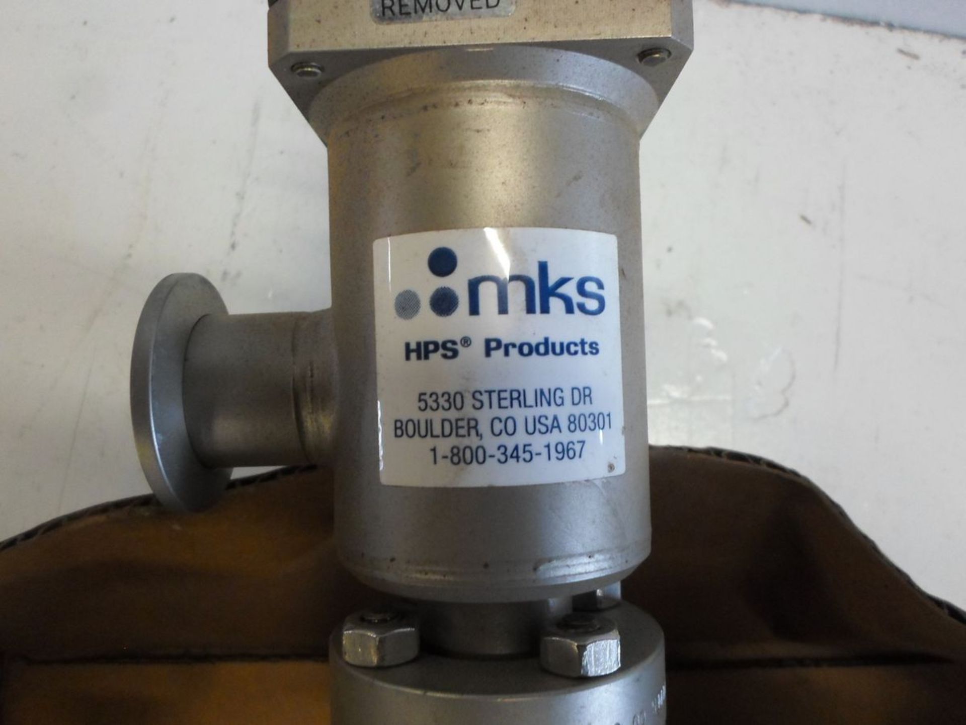 MKS 2 WAY STAINLES STEEL VACCUM VALVE - Image 2 of 2