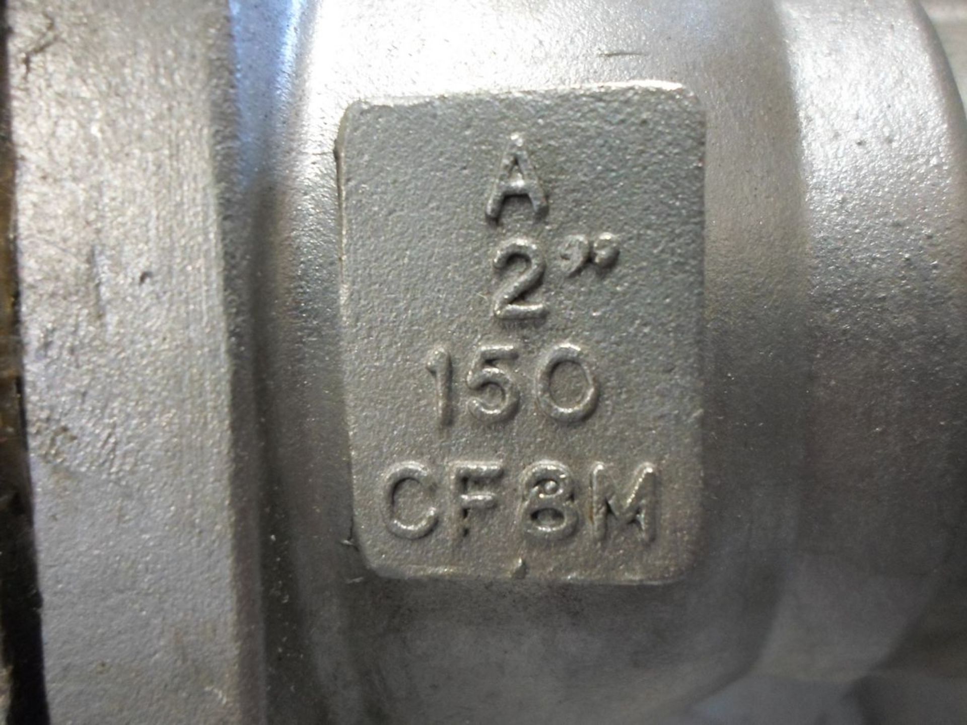 STAINLESS STEEL LOT OF TWO 2" CF8M 4001 AMERICAN VALVE CLASS 150 - Image 3 of 5