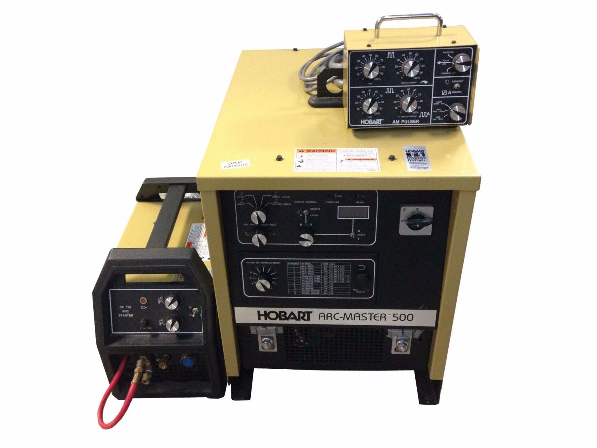 HOBART ARC-MASTER 500 WELDER 500 Amps (100% duty cycle) DC 40 VOLTS TAKEN OUT OF GOVERNMENT FACILIT