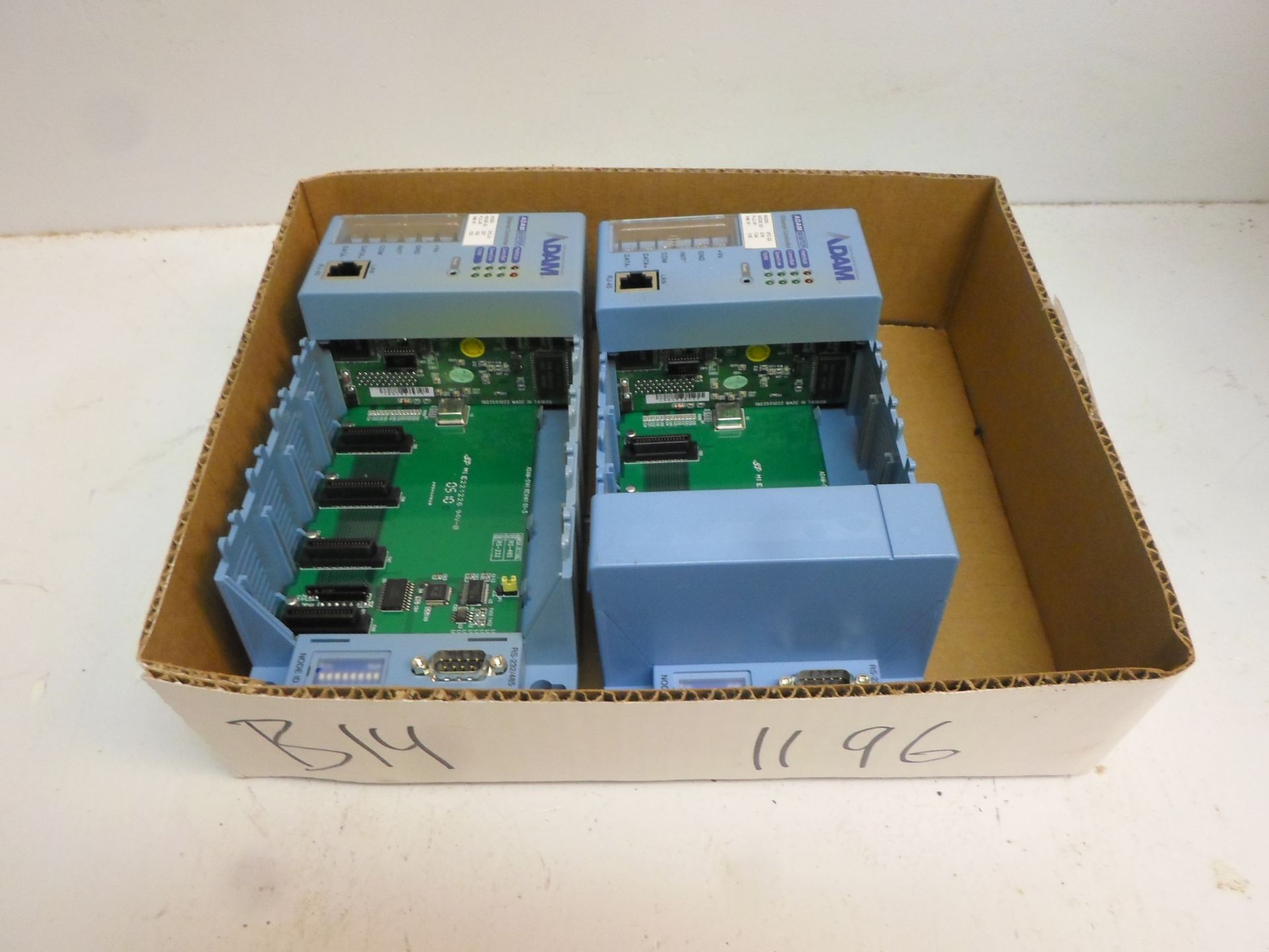 LOT OF TWO ADAM 5510/TCP ICF-31 ETHERNET CONTROLLER