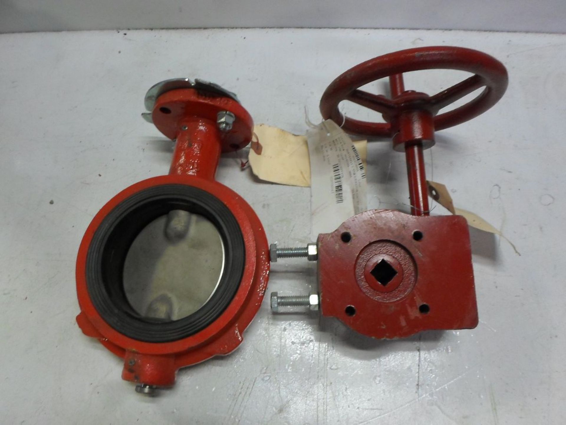 LOT OF TWO WECO VALVE (1) BUTTERFLY HAND (1) SEAT