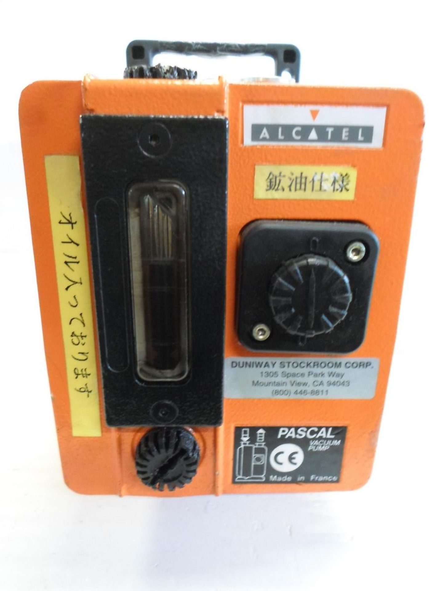 Alcatel Pascal 2010 Dual Stage Rotary Vane Vacuum Pump 1/2HP - Image 4 of 4