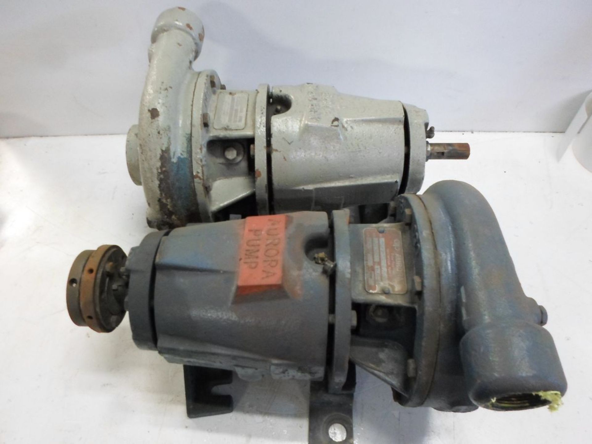 LOT OF TWO AURORA CENTRIFUGAL PUMP 1.25X1.5X7