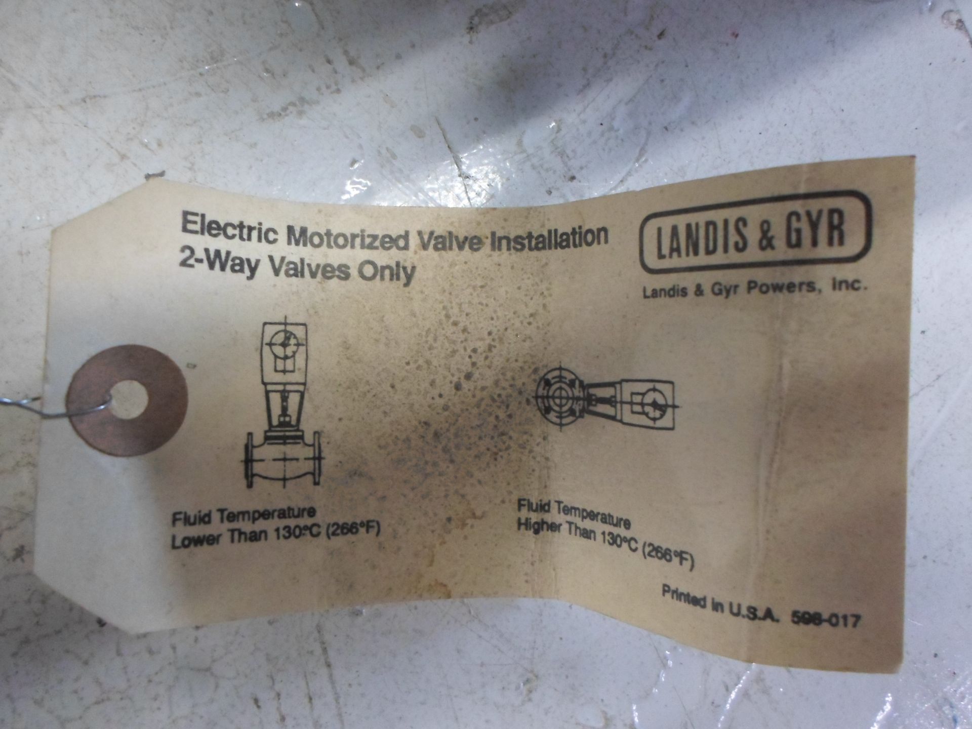 LANIS AND GYR ELETRIC MOTORIZED VALVE INSTALLATION 2-WAY VALVE - Image 2 of 2