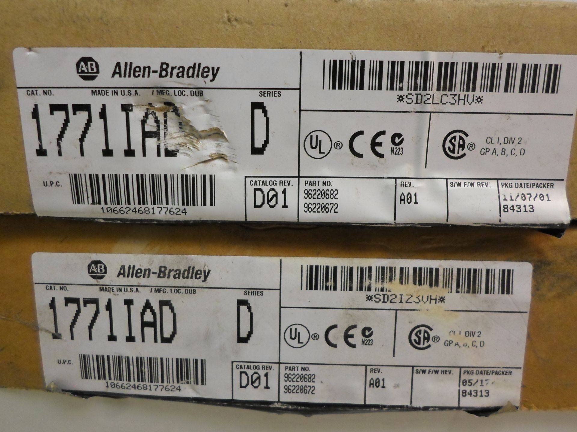 LOT OF TWO NEW IN THE BOX ALLEN BRADLEY 1771IAD SERIES D - Image 2 of 3