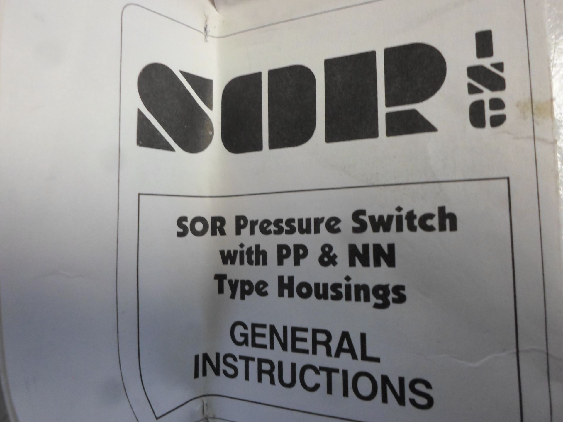 LOT OF TWO SOR PRESSURE SWITCH WITH PP & NN TYPE HOUSINGS - Image 4 of 4