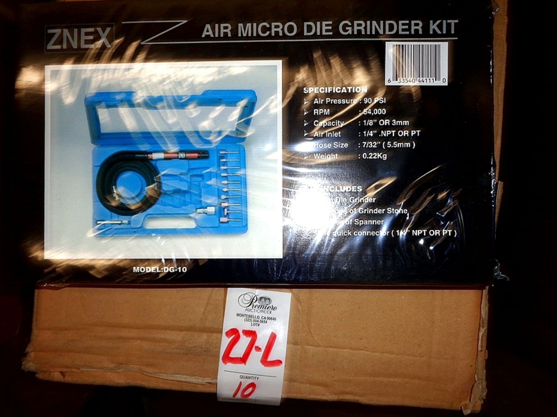 Z-NEX AIR MICRO DIE GRINDER KIT