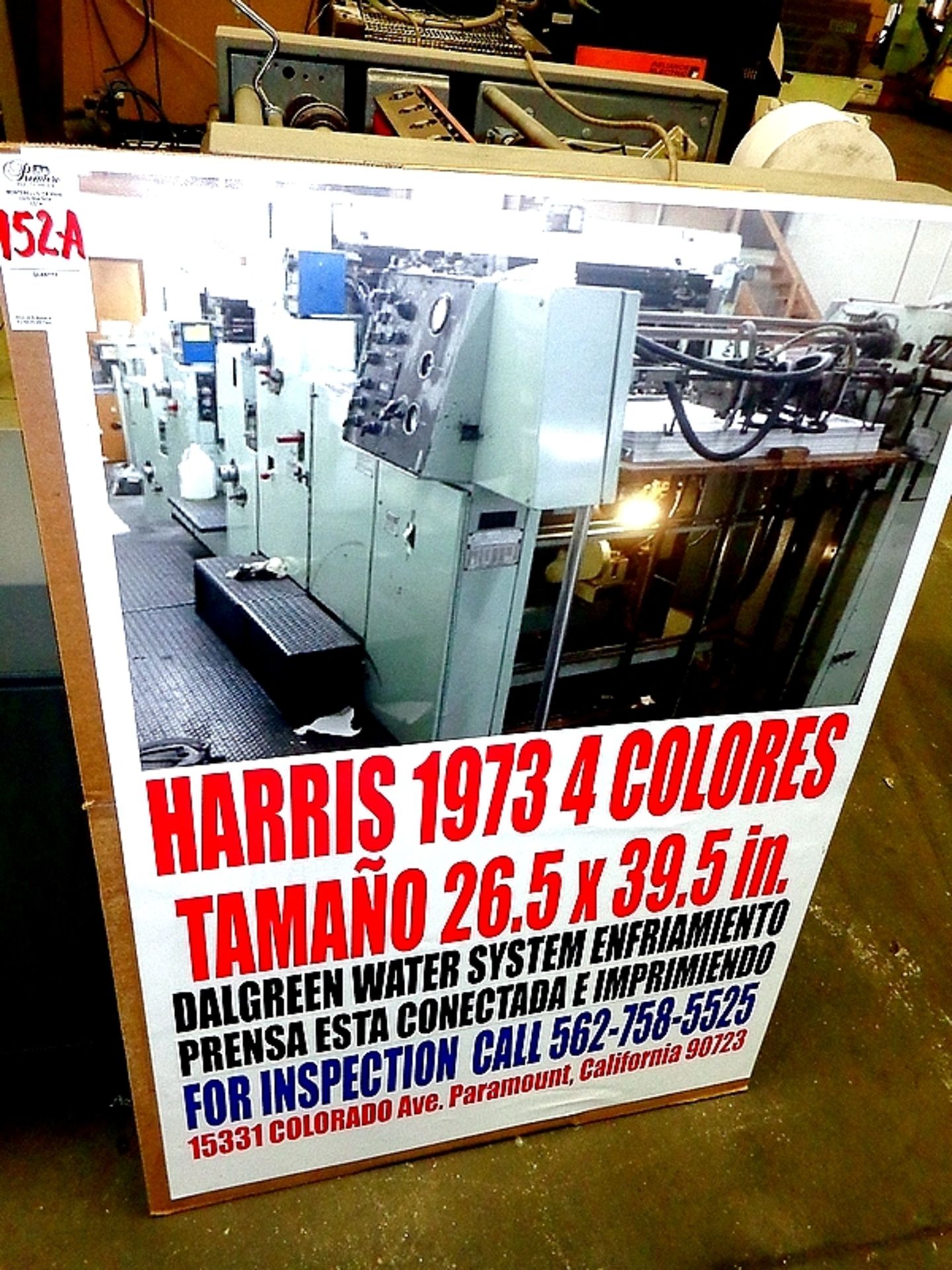 HARRIS 1973 4-COLOR DALGREEN WATER SYSTEM