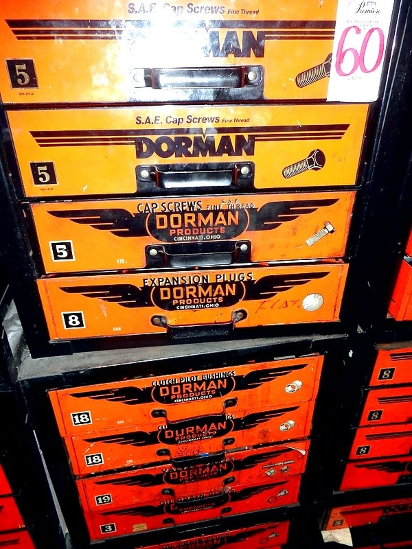 DORMAN BIN w/ 7/16 CAP SCREWS 2", 3". 5", REGULAR SCREWS, ETC.