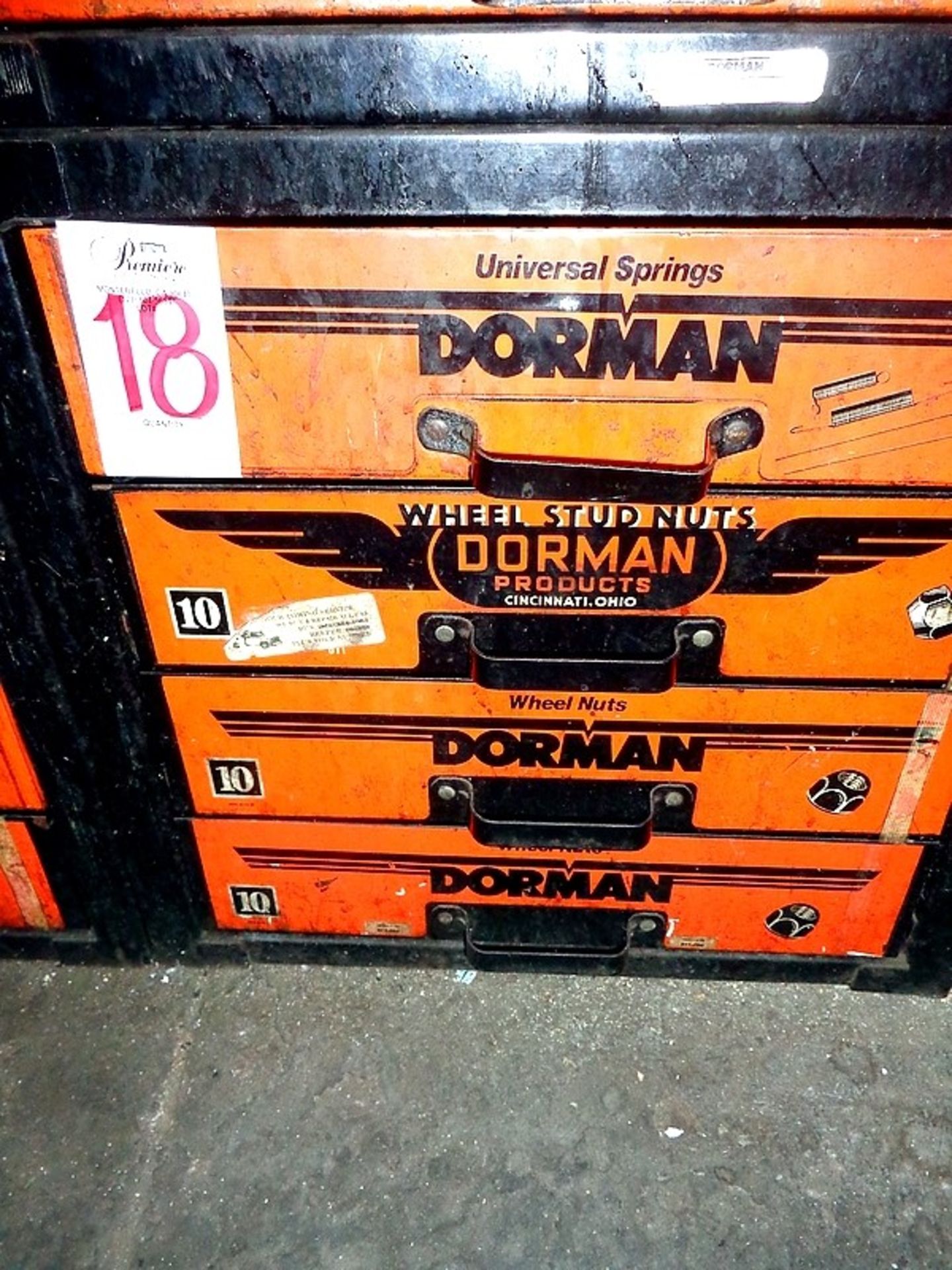 DORMAN BIN w/ 4" & 5" SCREWS , NUTS