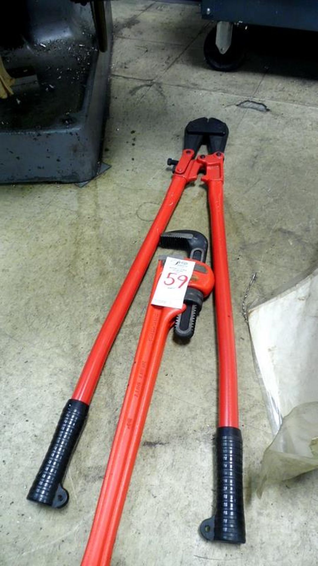 BOLT CUTTERS / RIDGID PIPE WRENCH