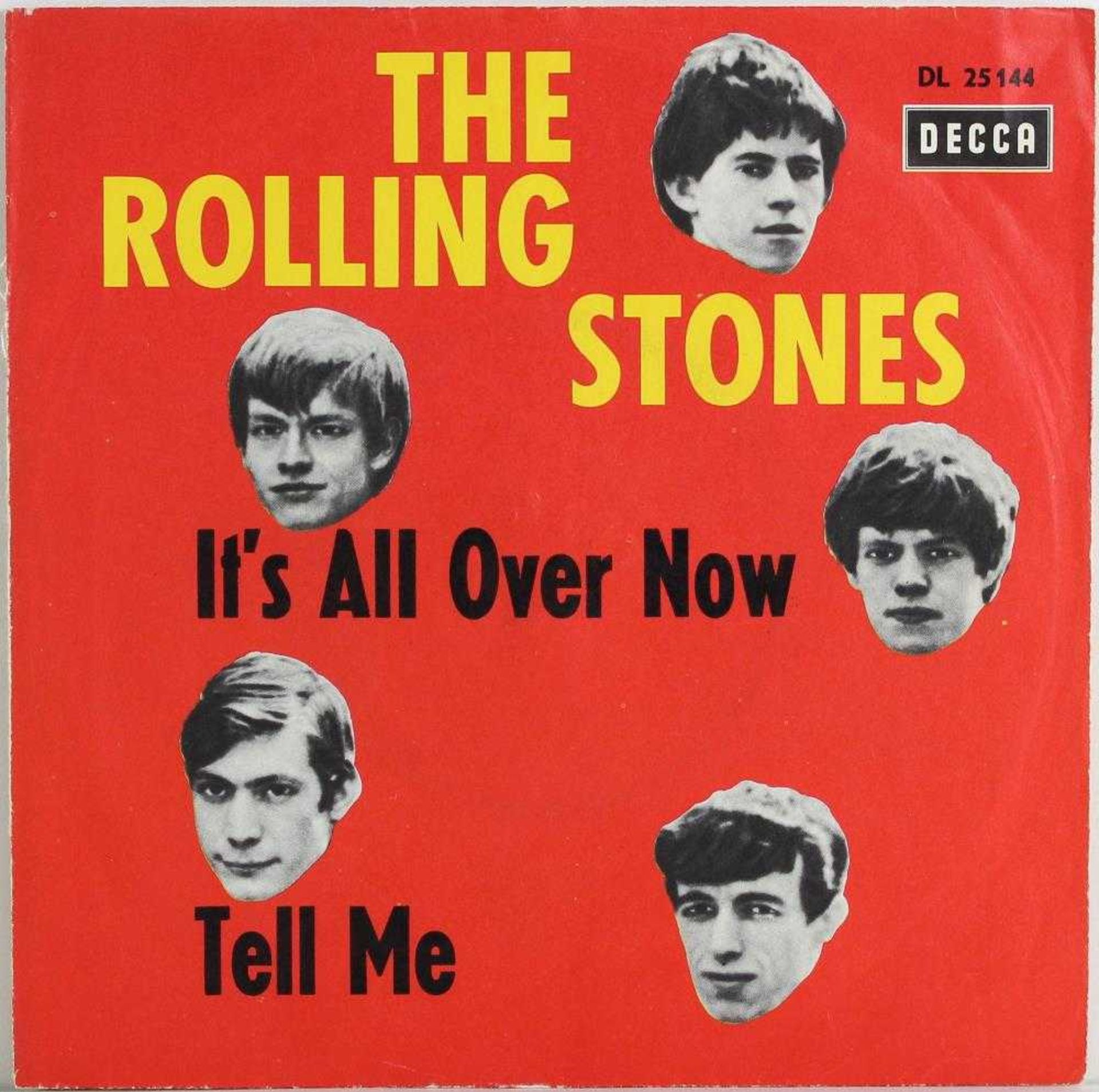 The Rolling Stones It´s All Over Now, Tell Me. Single, Decca DL 25144. (deutsche Erstpressung 1964).