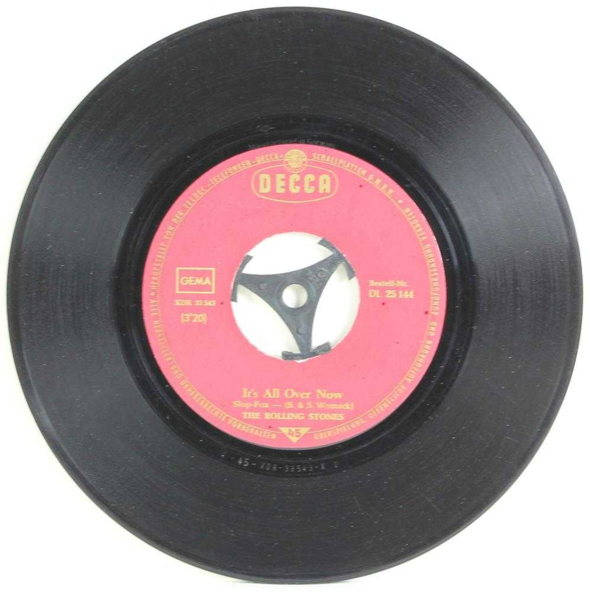The Rolling Stones It´s All Over Now, Tell Me. Single, Decca DL 25144. (deutsche Erstpressung 1964). - Image 4 of 4