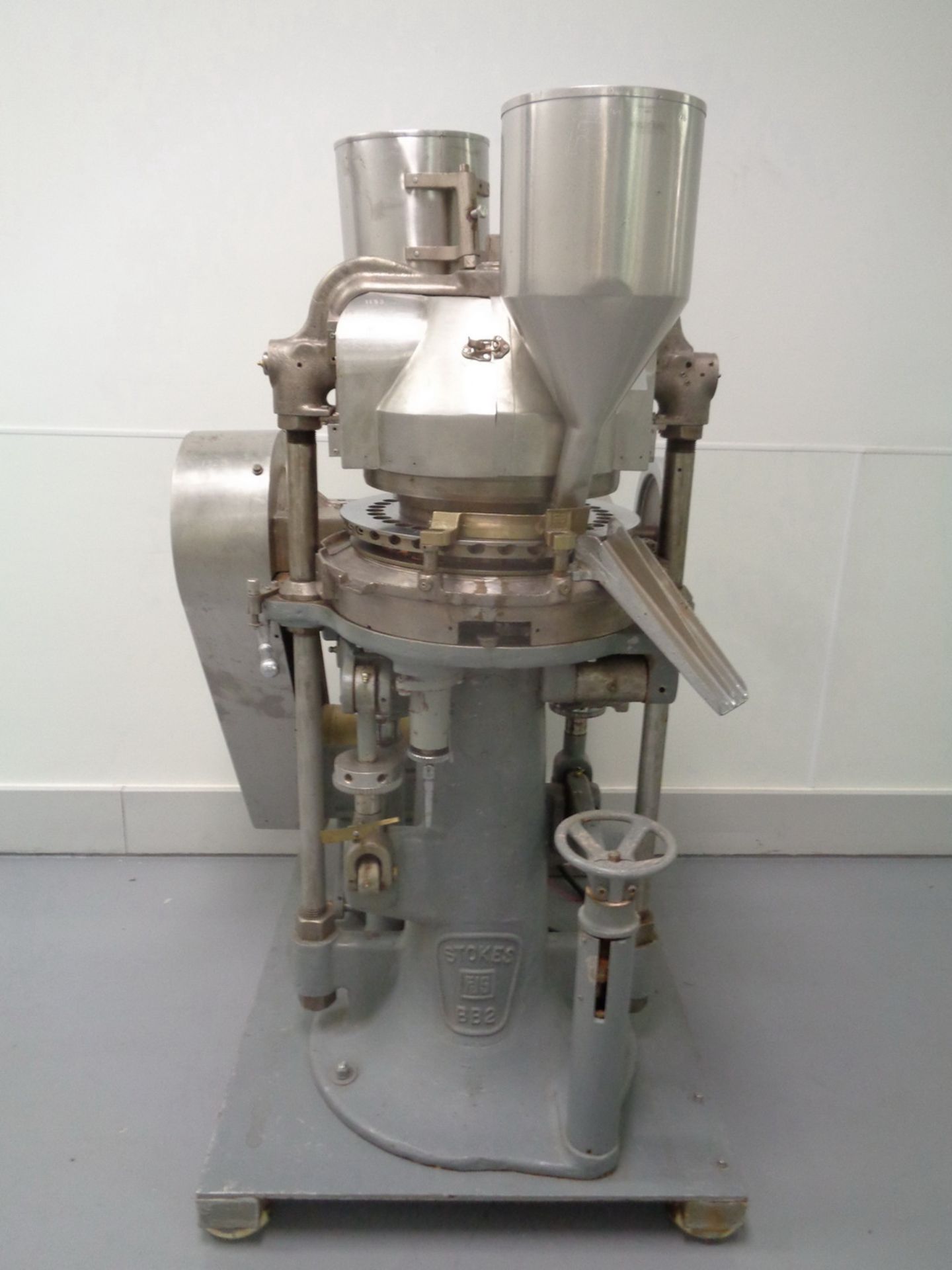 STOKES DOUBLE SIDED ROTARY TABLET PRESS, MODEL BB2, SERIAL NUMBER NA. WITH 35 STATION TURRET, B