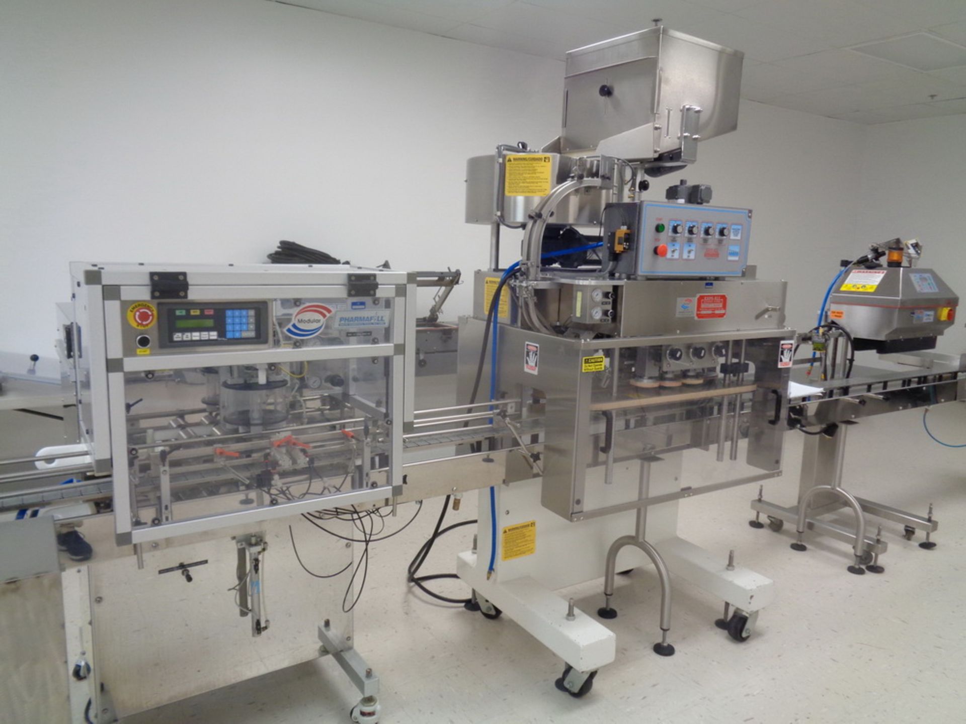 PHARMAFILL COTTONER, MODEL CS2, SERIAL NUMBER 016, ROLL UP DESIGN SEE AUCTIONEER NOTE: