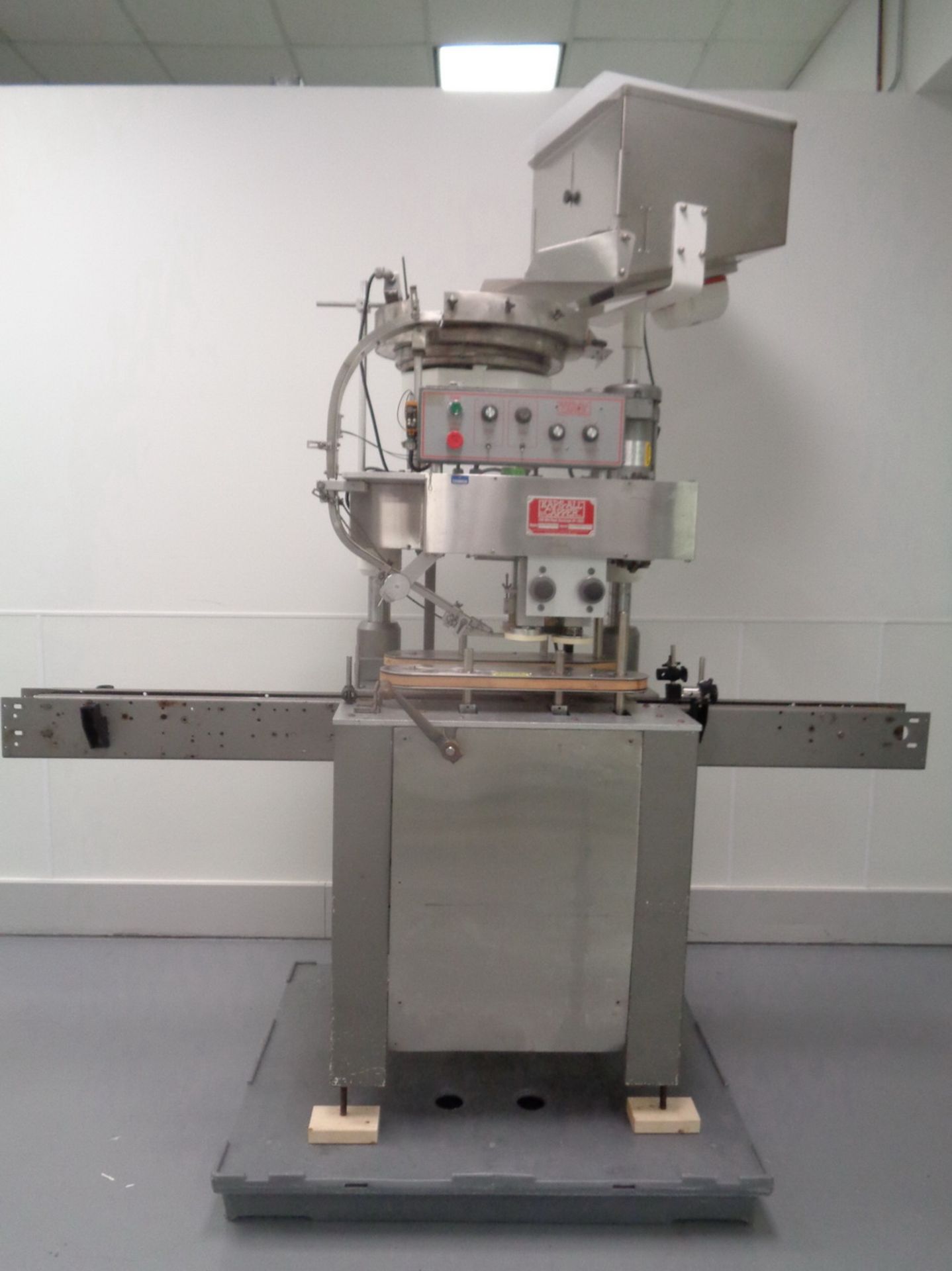 KAPS-ALL CAPPER, CONTINUOUS MOTION 4 SPINDLE TYPE, MODEL D, SERIAL NUMBER 2415.