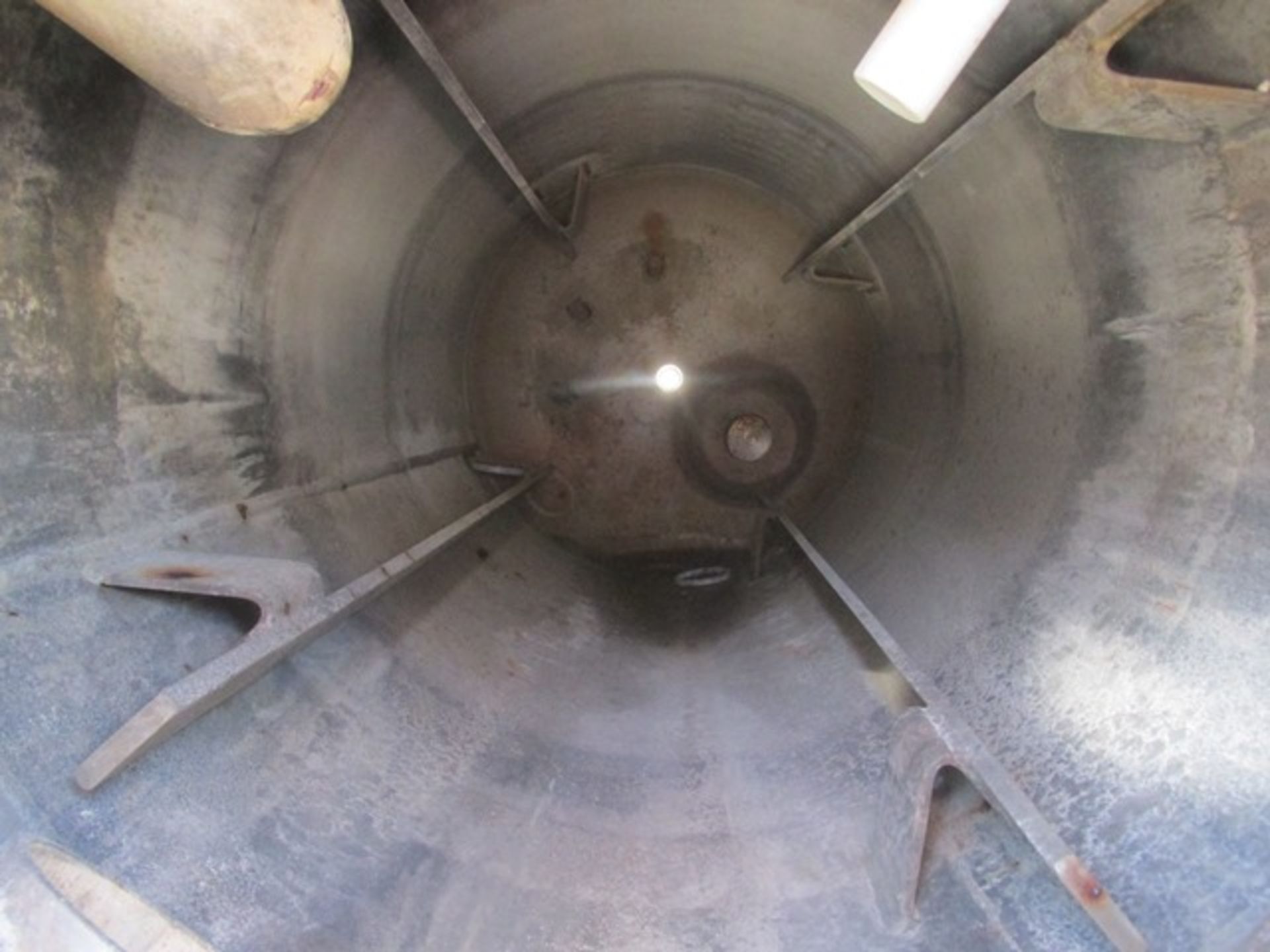 100 gallon Tolan reactor body, stainless steel construction,approx. 24" diameter x 48" straight side - Image 5 of 9