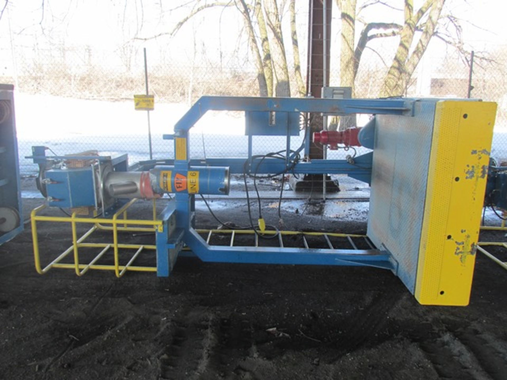 Used FIX Peter Steimel GmBH super sack/gaylord loading station, w/loading head, Scale, & Controls