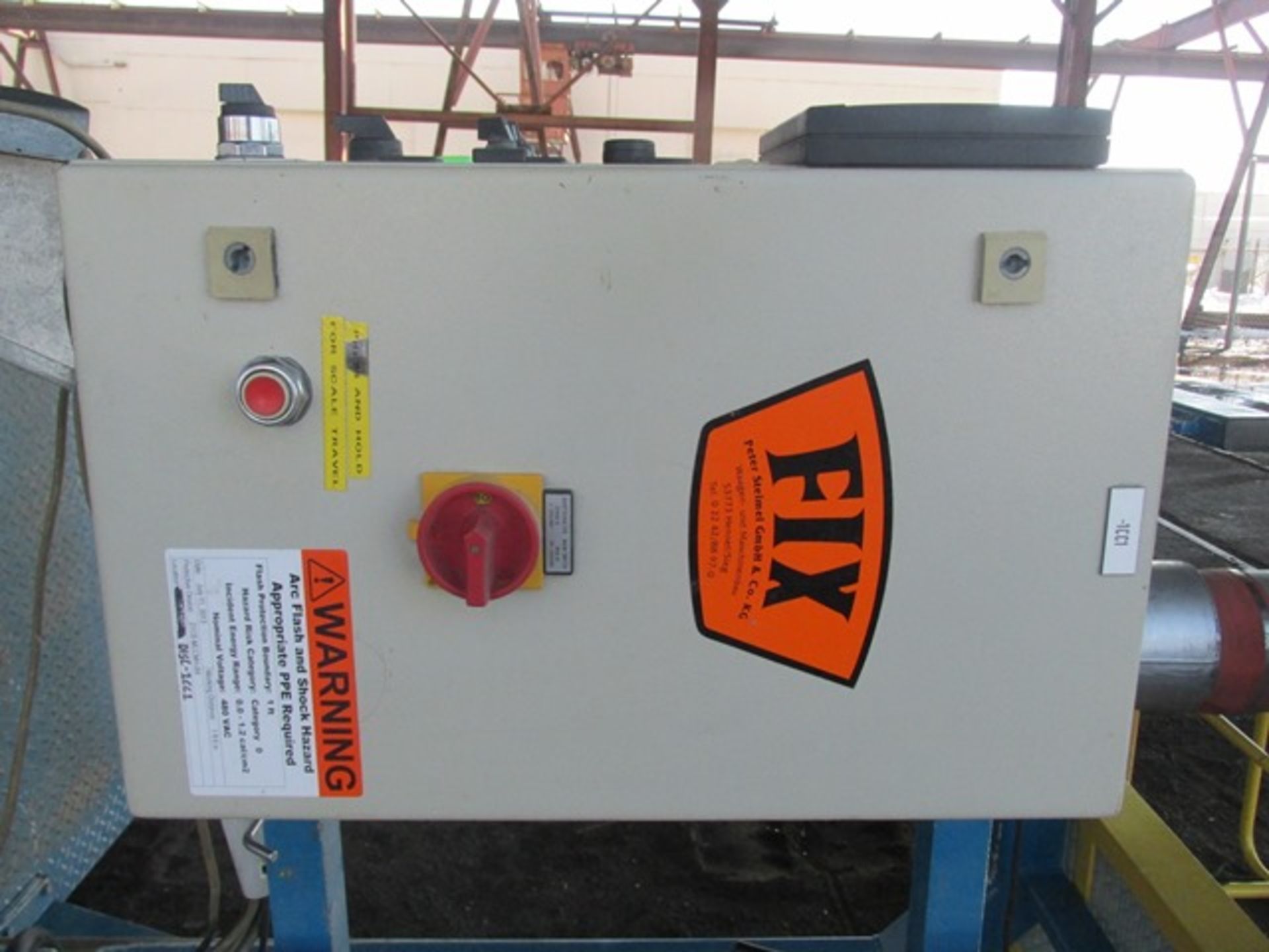 FIX Peter Steimel GmBH super sack/gaylord loading station, with loading head, scale, and controls - Image 6 of 10