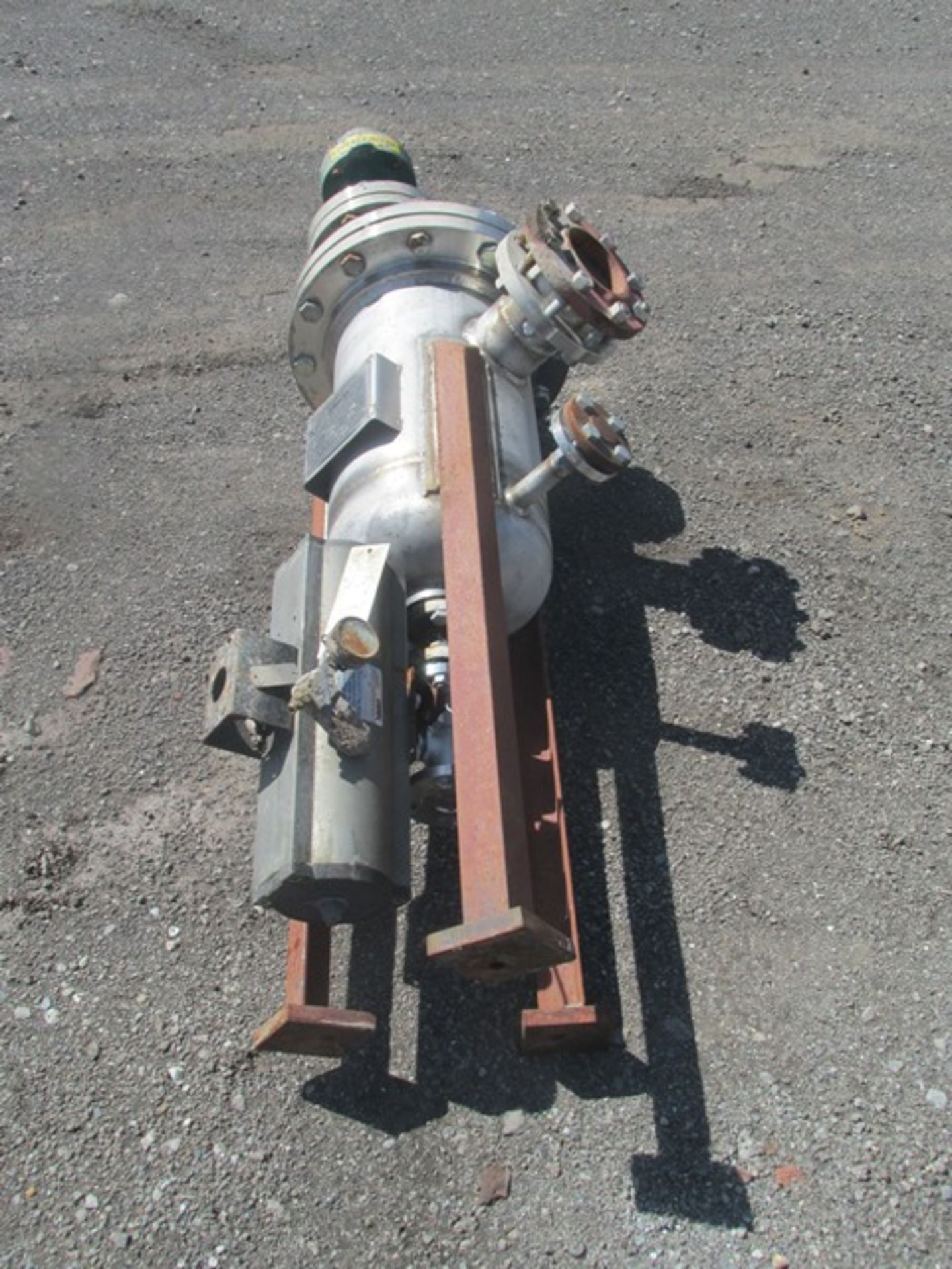 9 gallon Simco receiver tank, stainless steel construction, approx. 12" diameter x 18" straight side - Image 2 of 7
