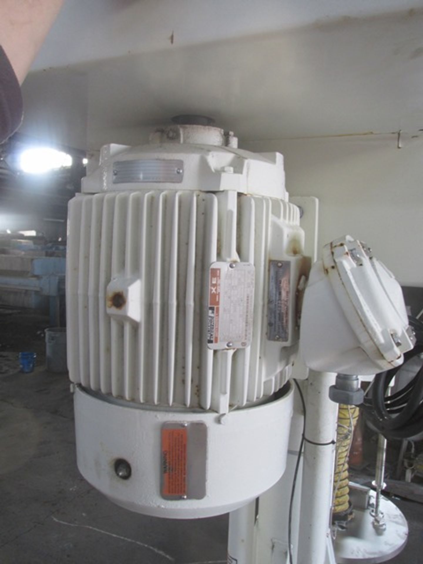 15 hp Ross slow speed disperser,15 hp, 230/460 volt xp motor, stainless steel shaft/blade - Image 7 of 10