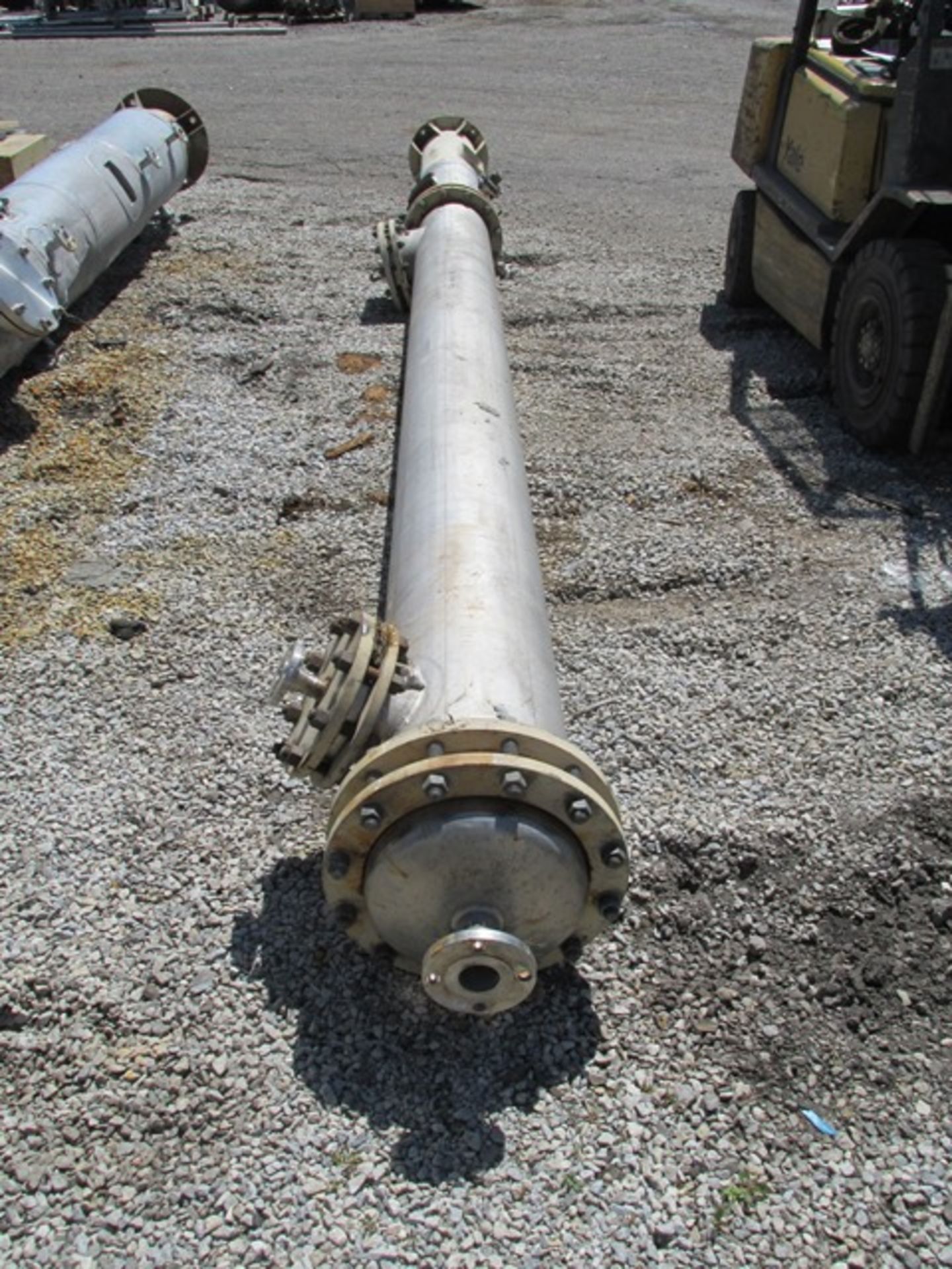 Used 15' Ardeth Engineering column, model D-321, stainless steel construction, approximately 12" dia