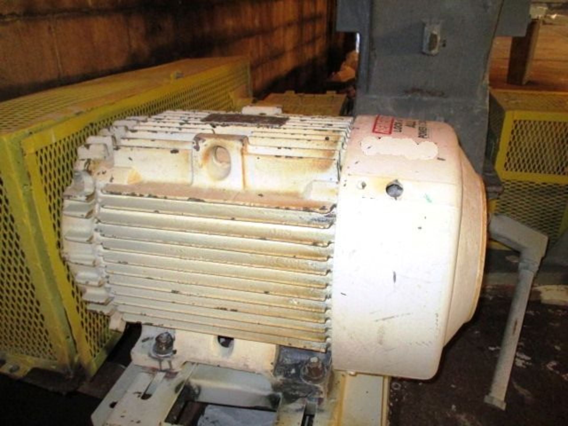 Raymond hammer mill, carbon steel construction, 12" x 15" feed throat, on base with 40 hp, motor. - Image 7 of 7