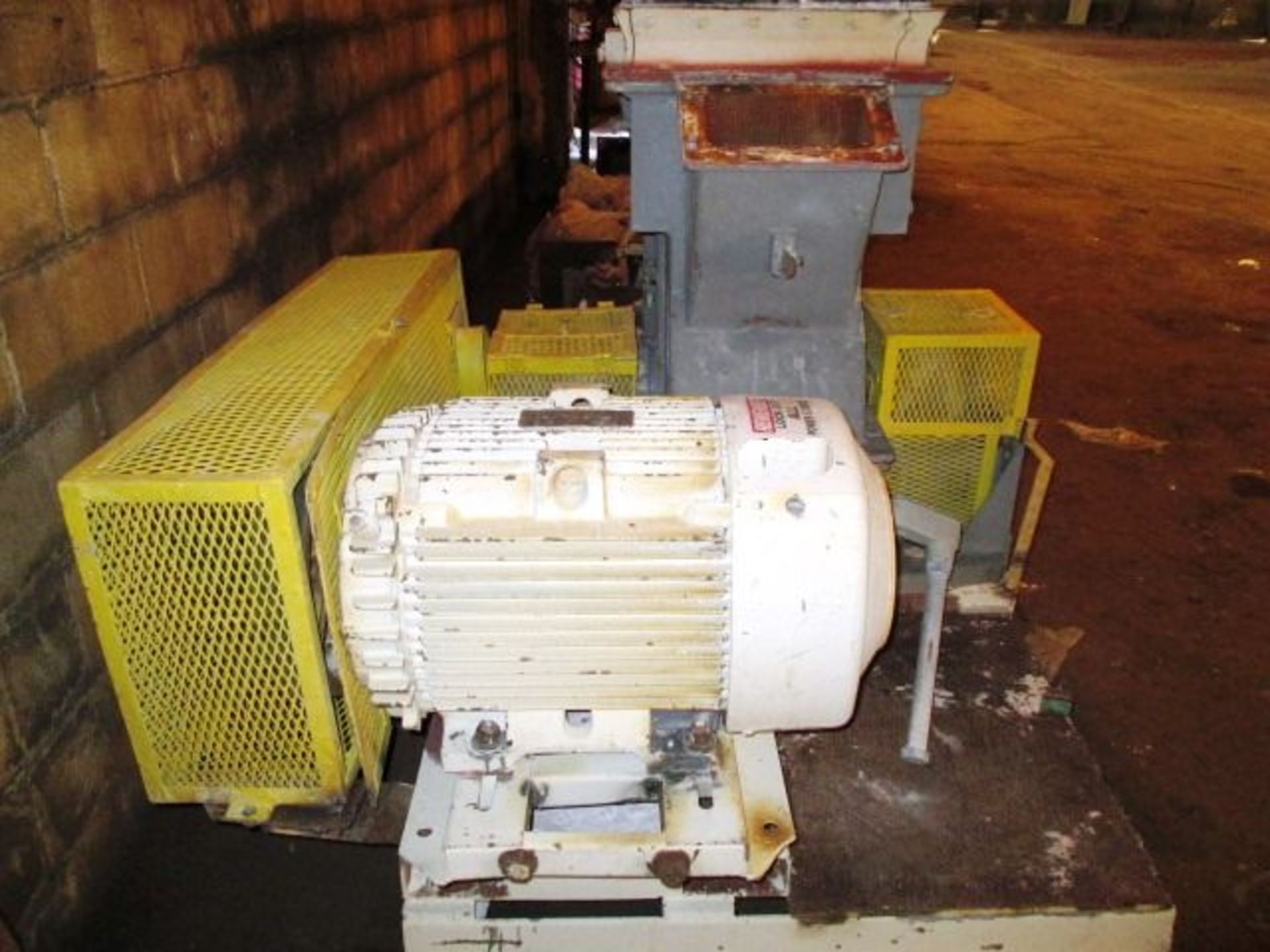 Raymond hammer mill, carbon steel construction, 12" x 15" feed throat, on base with 40 hp, motor. - Image 2 of 7