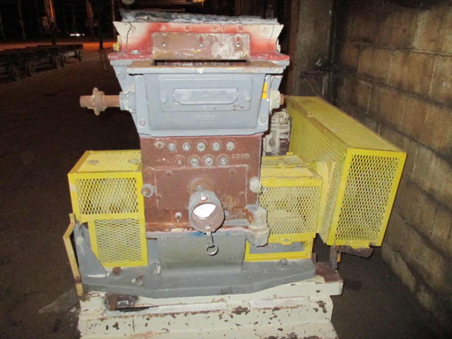 Raymond hammer mill, carbon steel construction, 12" x 15" feed throat, on base with 40 hp, motor. - Image 3 of 7