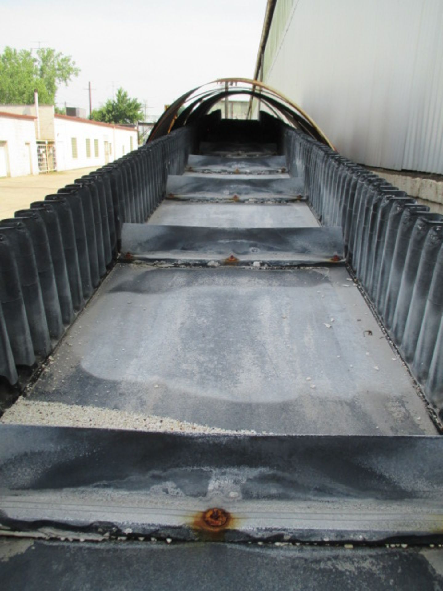 30' Flex-Weigh inclinded cleated belt conveyor, model DWM-IV, 24" wide x 30' long cleated belt - Image 3 of 9