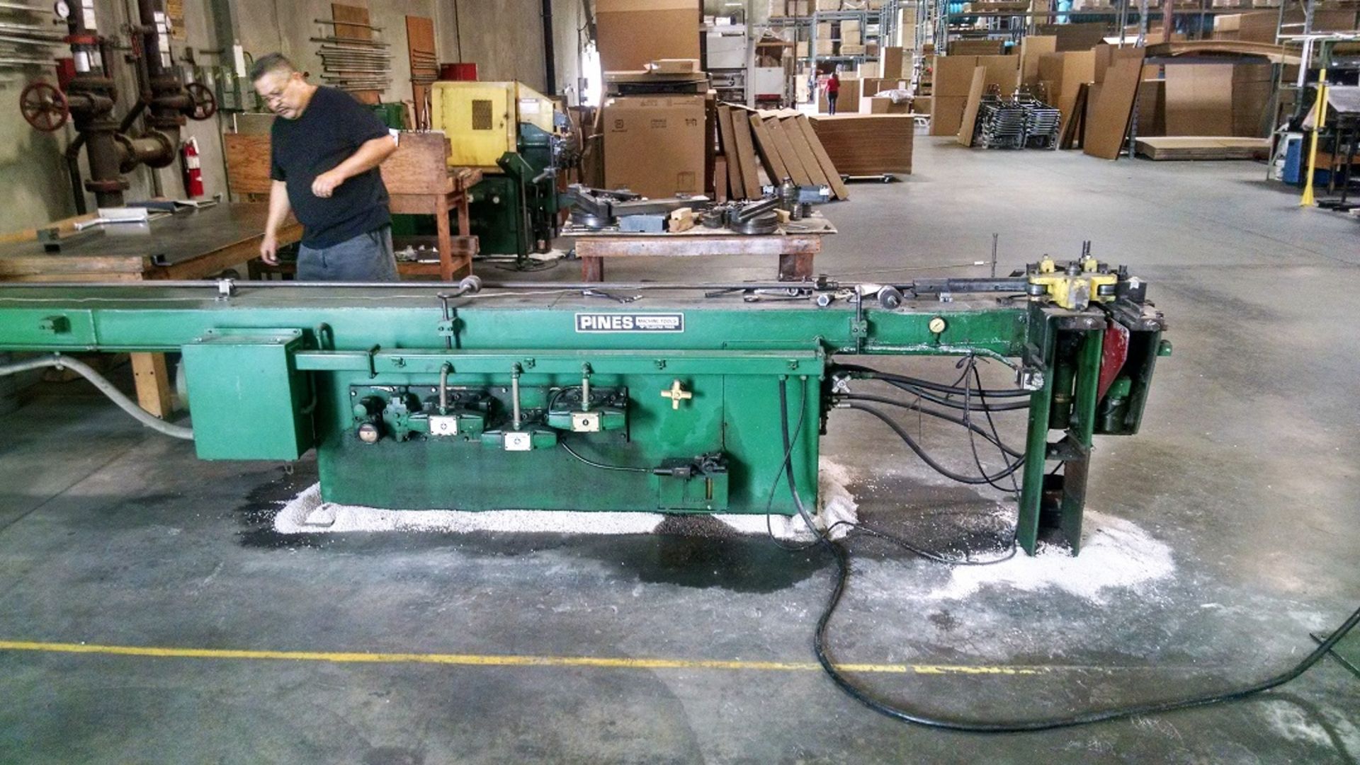 PINES Hydraulic Rotary Bending Machine, Counter Clockwise Bend Model 1 - Image 2 of 4