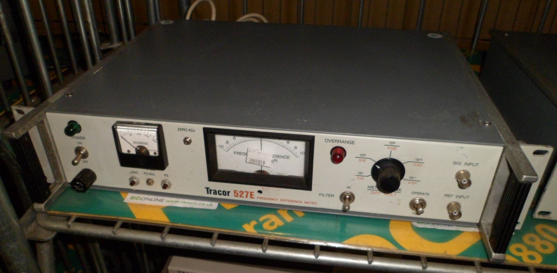 Tracor 527E Frequency Meter