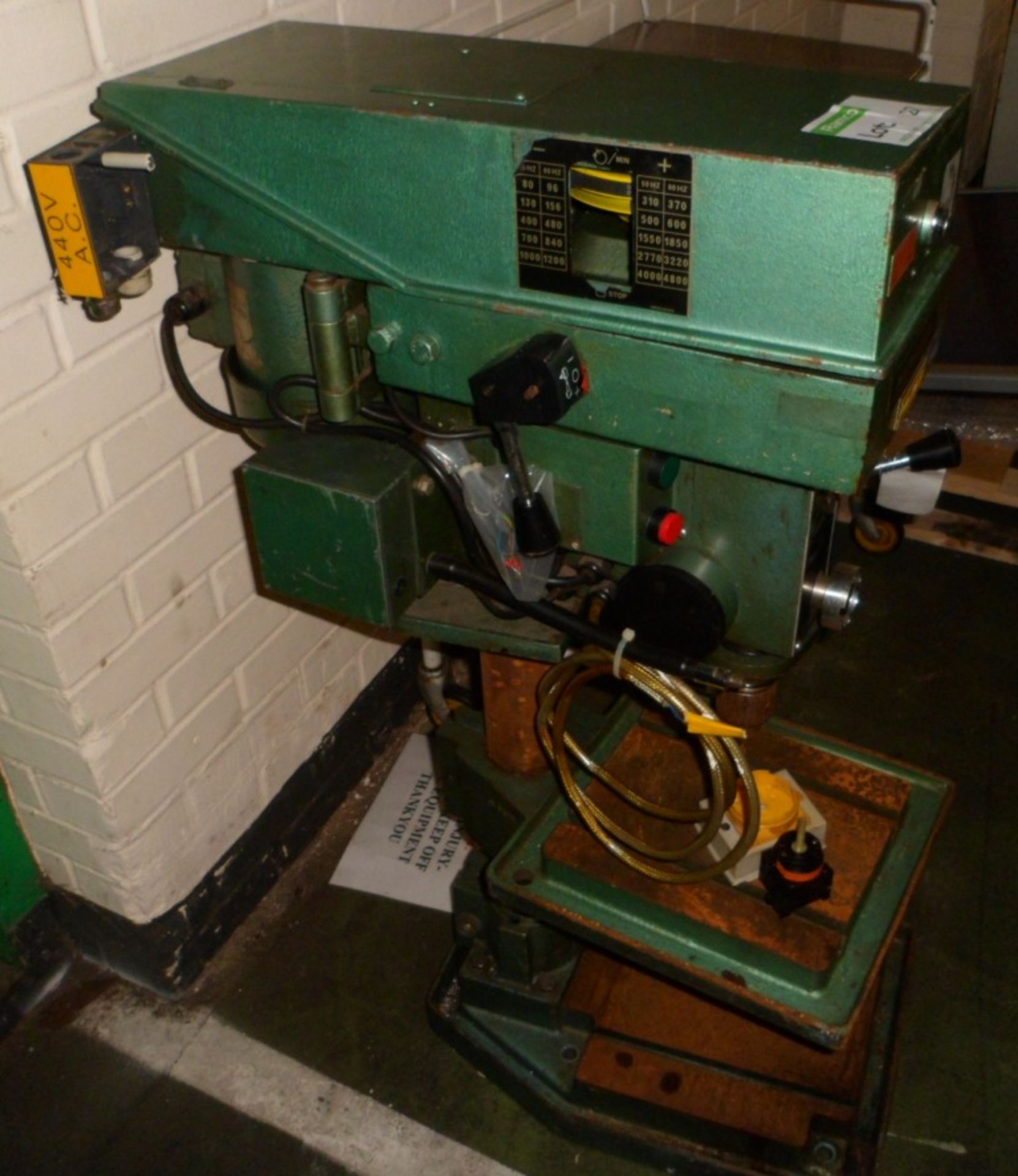 Meddings Pillar Drill (Model Unknown) - Image 2 of 5