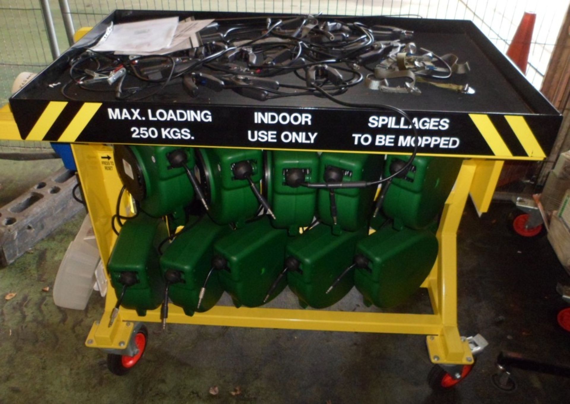 Battery Charging Trolley 20 Bank Max Weight 250kg