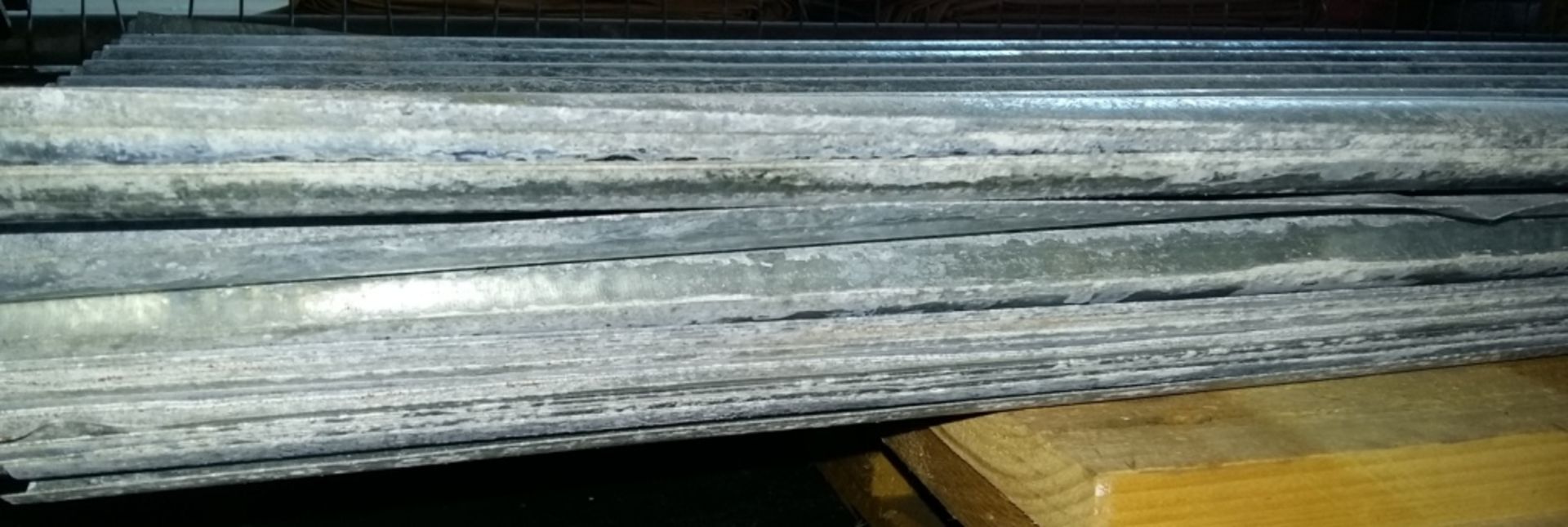 Corrugated galvanised sheets - approx 20 sheets - Image 2 of 2