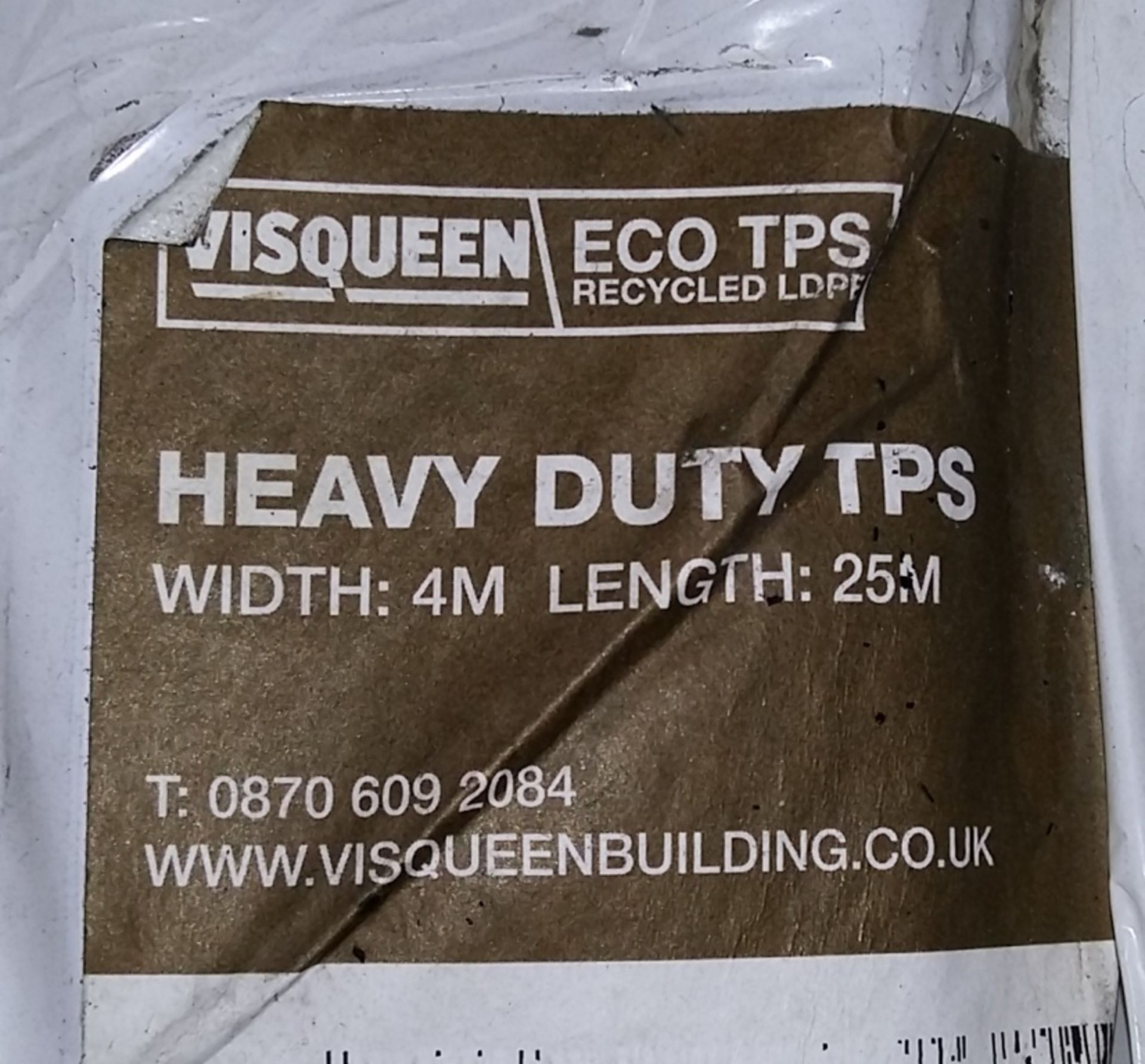 Visqueen ECO TPS heavy duty TPS 4M X 25M - x19 rolls - Image 2 of 2