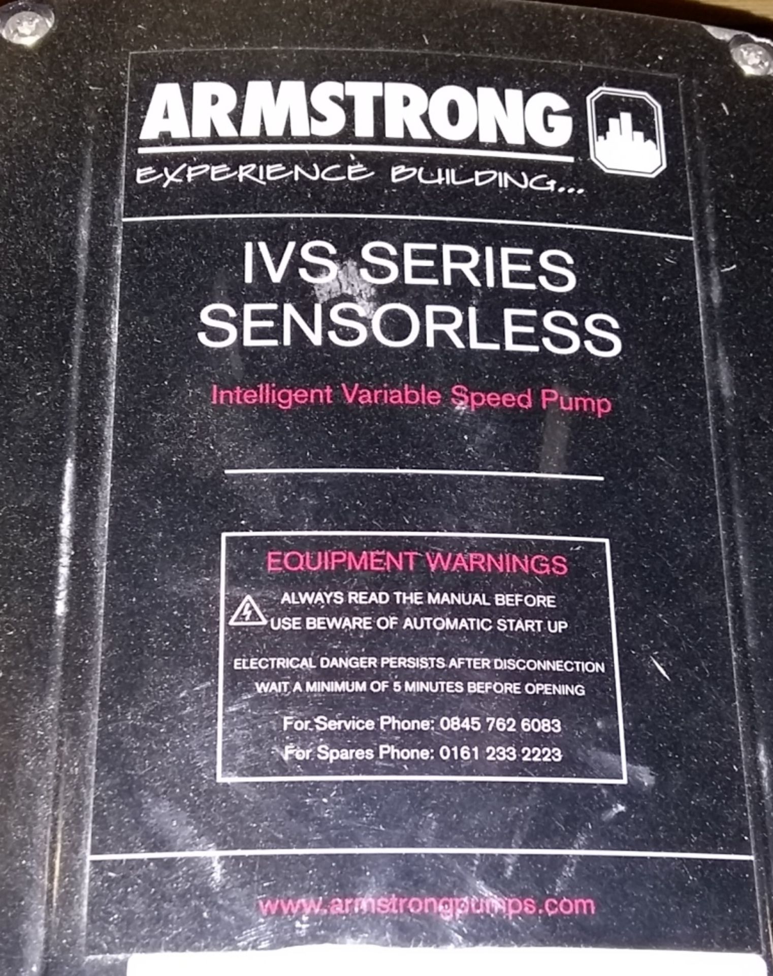 2x Armstrong IVS series sensorless gate vales 4380 IVS - Image 2 of 3