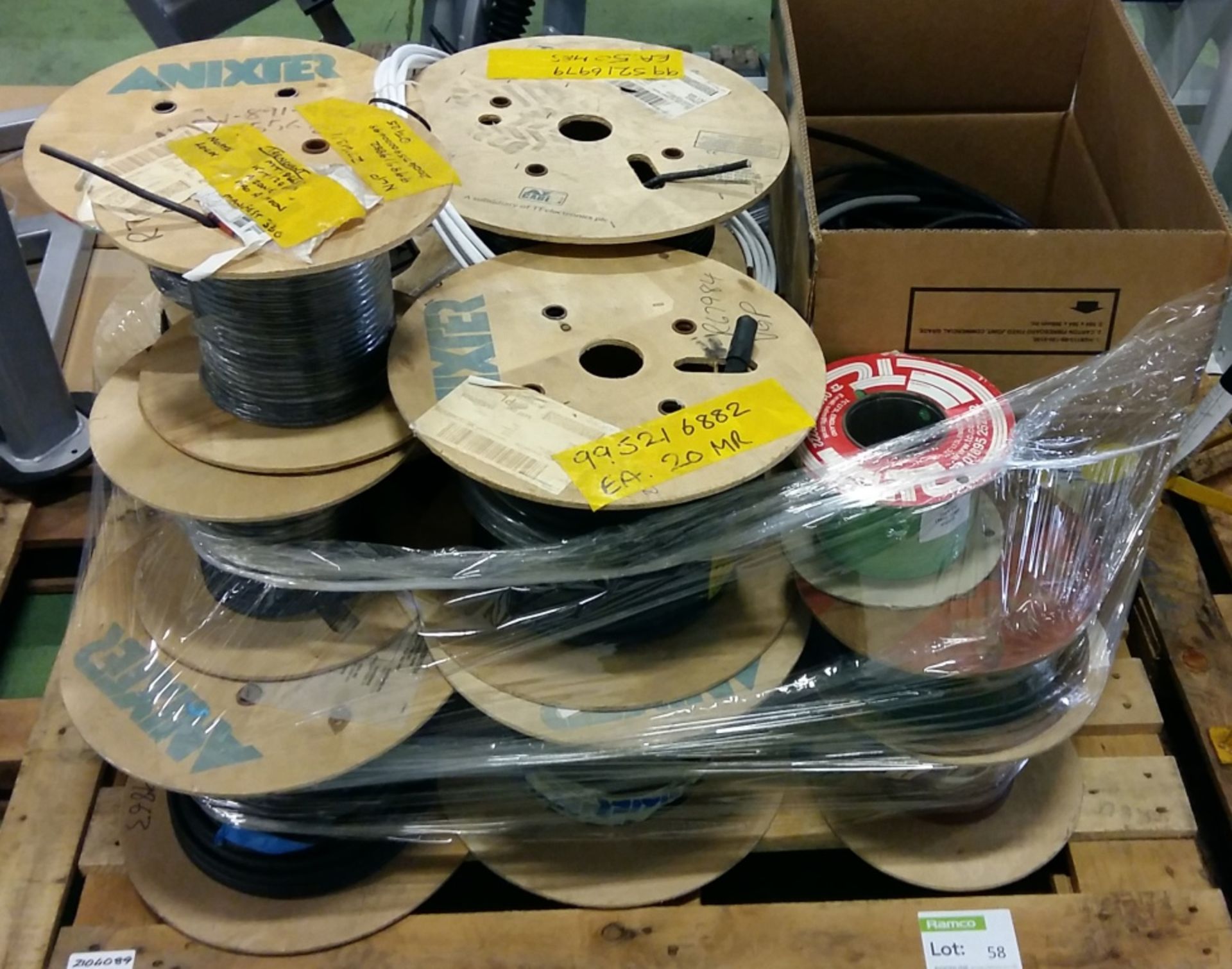 Reels of electrical cable