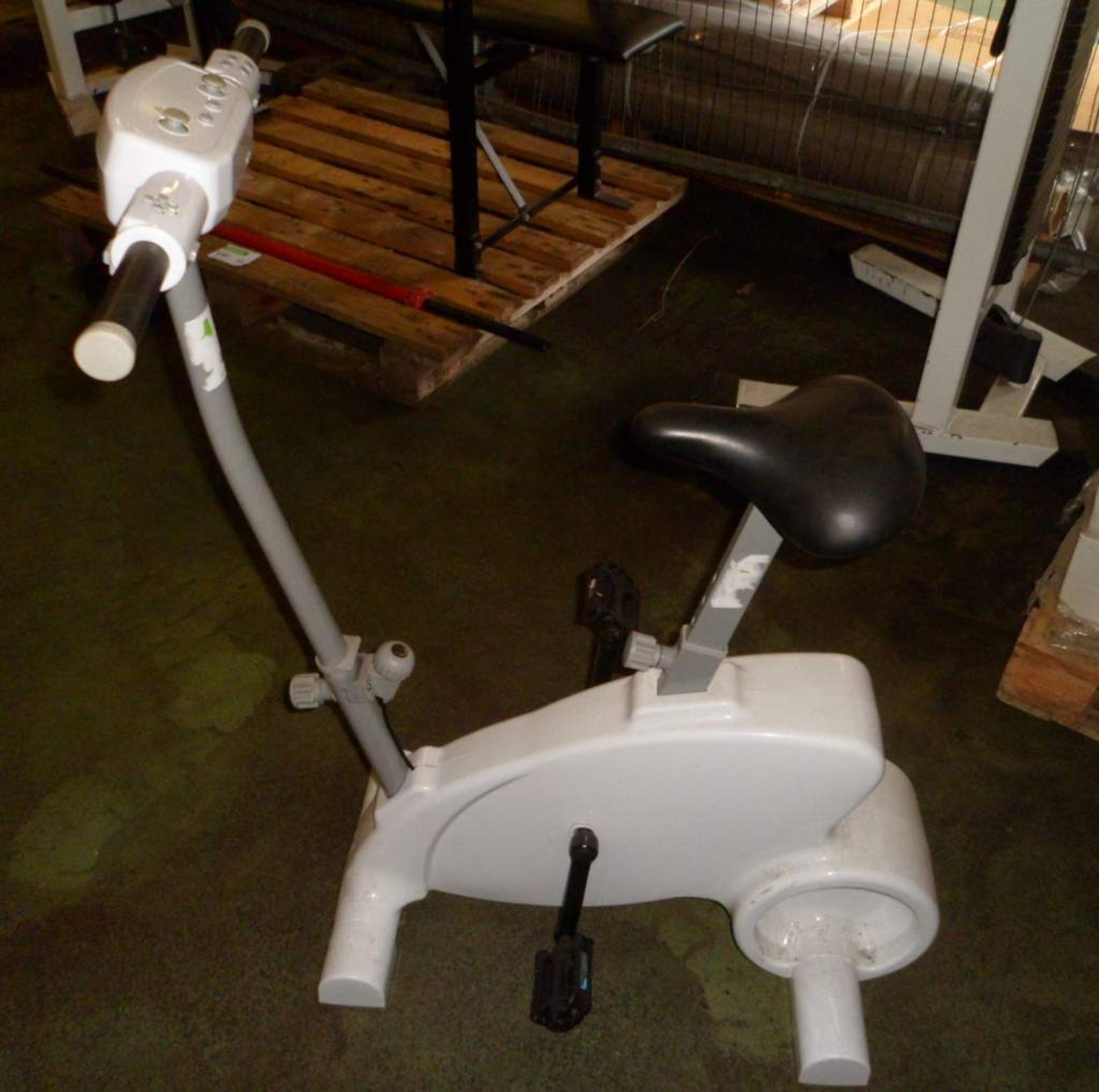 Wii console exercise bike