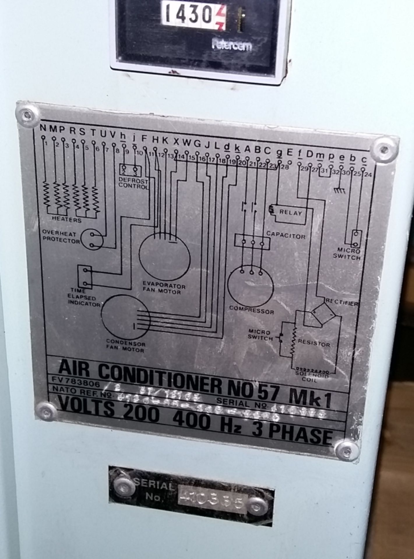 Air Conditioning no.57 MKI 200V 400hz 3 phase - Image 2 of 2